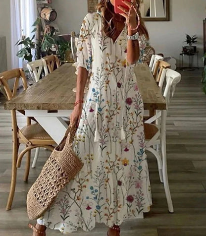 Michaela | Vestido Maxi Bohemio Chic