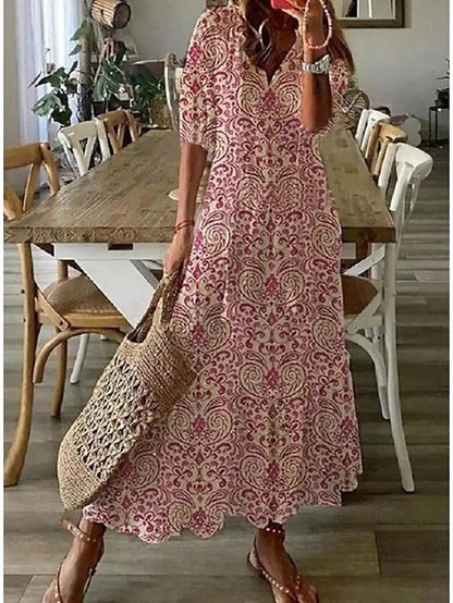 Michaela | Vestido Maxi Bohemio Chic