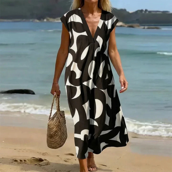 Ésméria | Vestido Gráfico Riviera