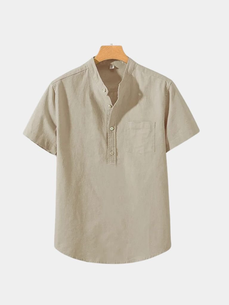 White Wellspring Linen T-Shirt - Dalton & Rowe