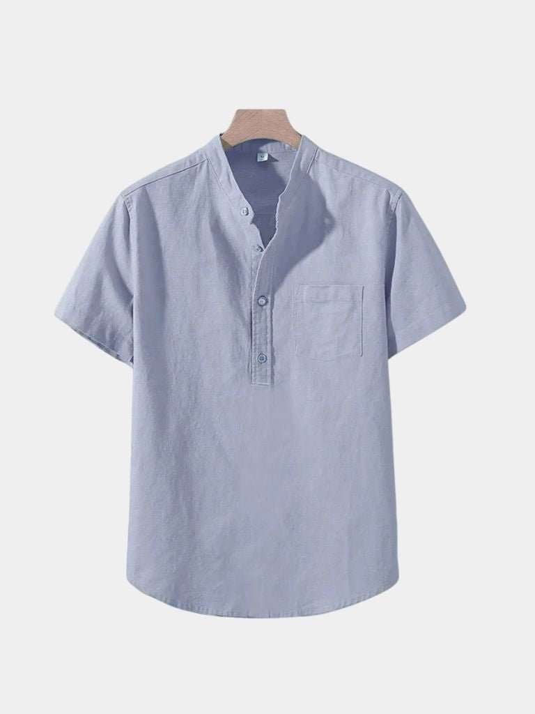 White Wellspring Linen T-Shirt - Dalton & Rowe