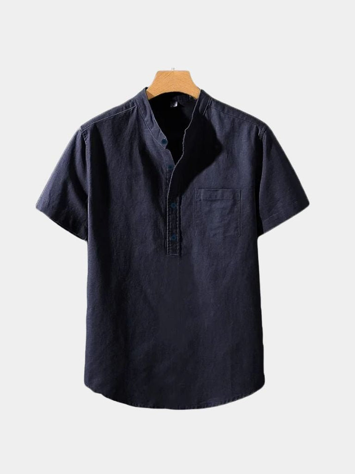 White Wellspring Linen T-Shirt - Dalton & Rowe