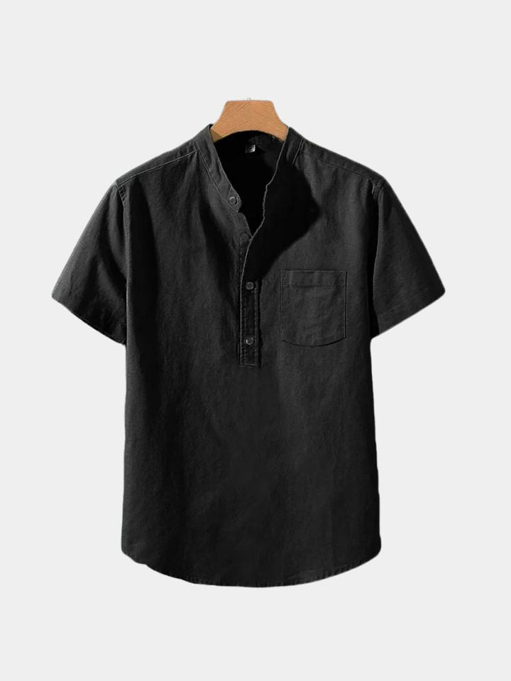 White Wellspring Linen T-Shirt - Dalton & Rowe