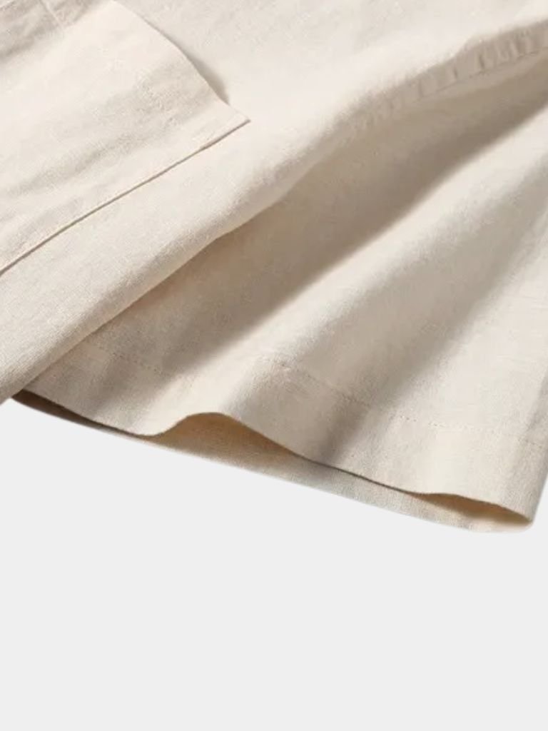 White Wellspring Linen T-Shirt - Dalton & Rowe