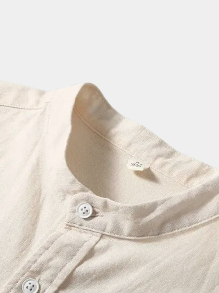 White Wellspring Linen T-Shirt - Dalton & Rowe